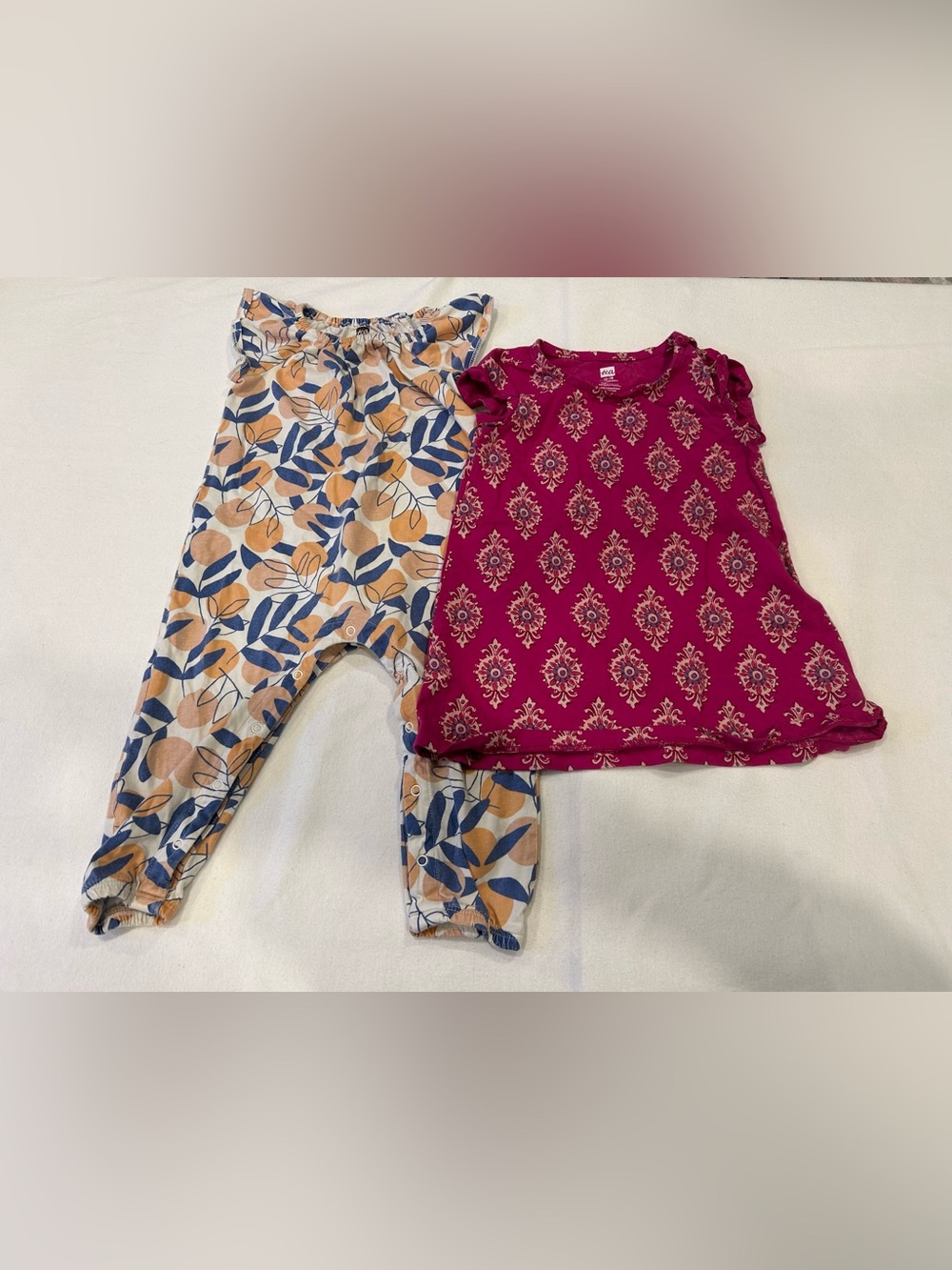 2 tea brand baby girl outfits